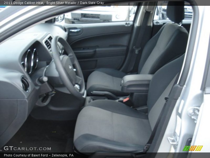 Bright Silver Metallic / Dark Slate Gray 2011 Dodge Caliber Heat