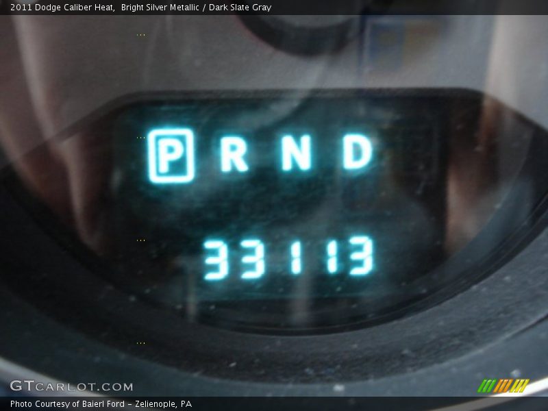Bright Silver Metallic / Dark Slate Gray 2011 Dodge Caliber Heat