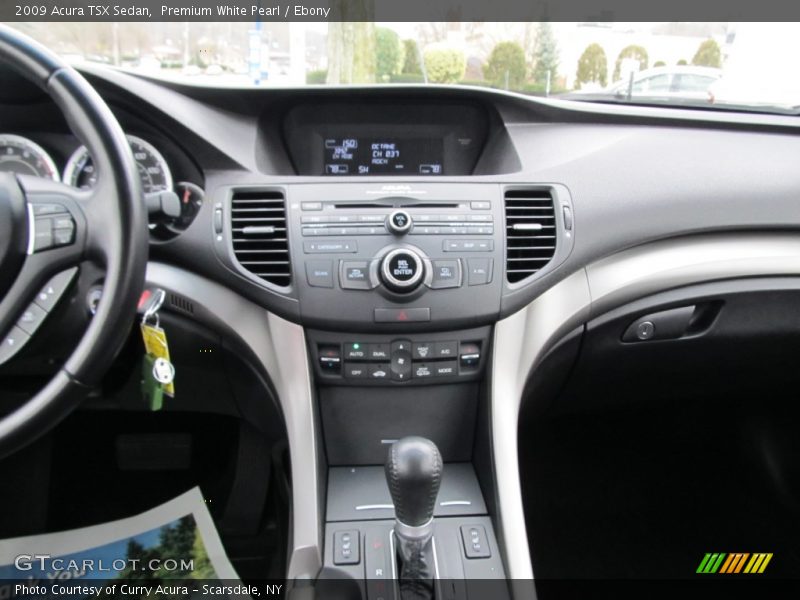 Premium White Pearl / Ebony 2009 Acura TSX Sedan