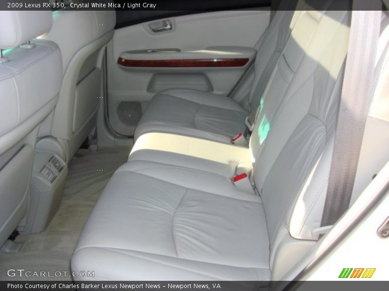 Crystal White Mica / Light Gray 2009 Lexus RX 350