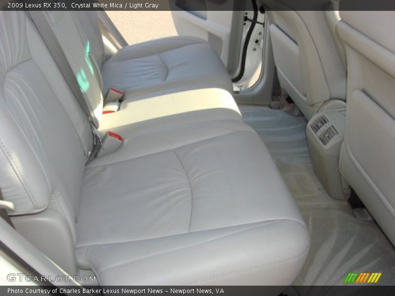 Crystal White Mica / Light Gray 2009 Lexus RX 350