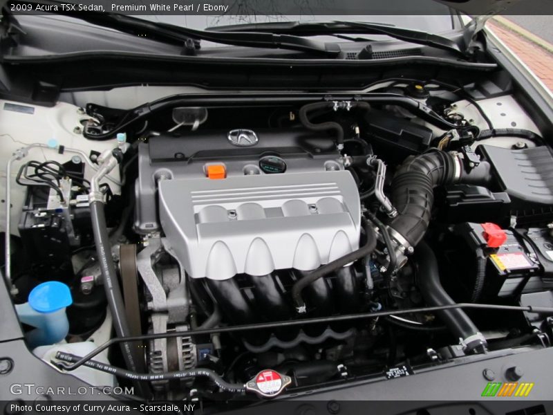 Premium White Pearl / Ebony 2009 Acura TSX Sedan
