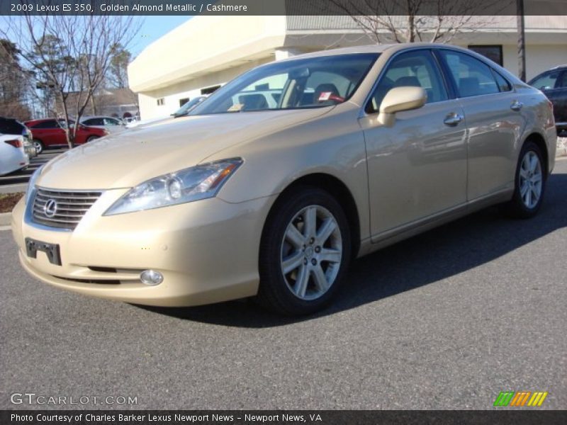 Golden Almond Metallic / Cashmere 2009 Lexus ES 350