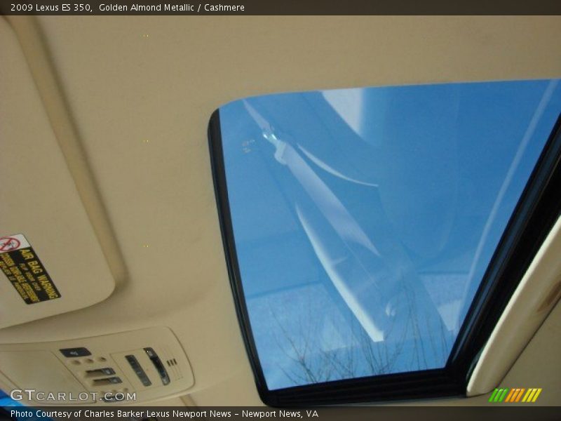 Golden Almond Metallic / Cashmere 2009 Lexus ES 350