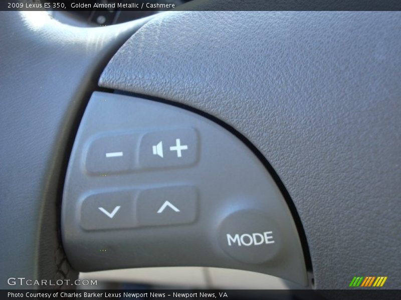 Golden Almond Metallic / Cashmere 2009 Lexus ES 350