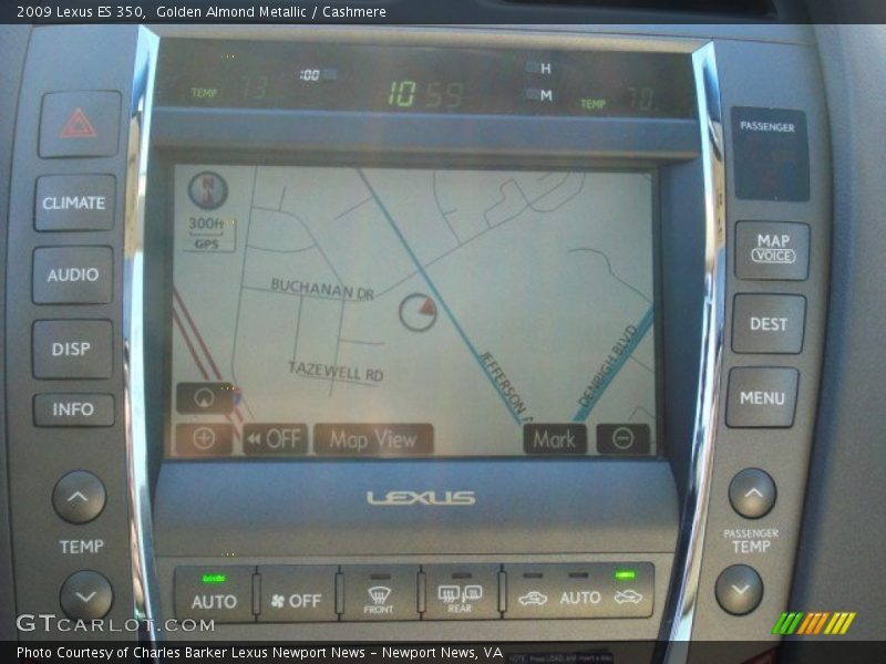 Golden Almond Metallic / Cashmere 2009 Lexus ES 350