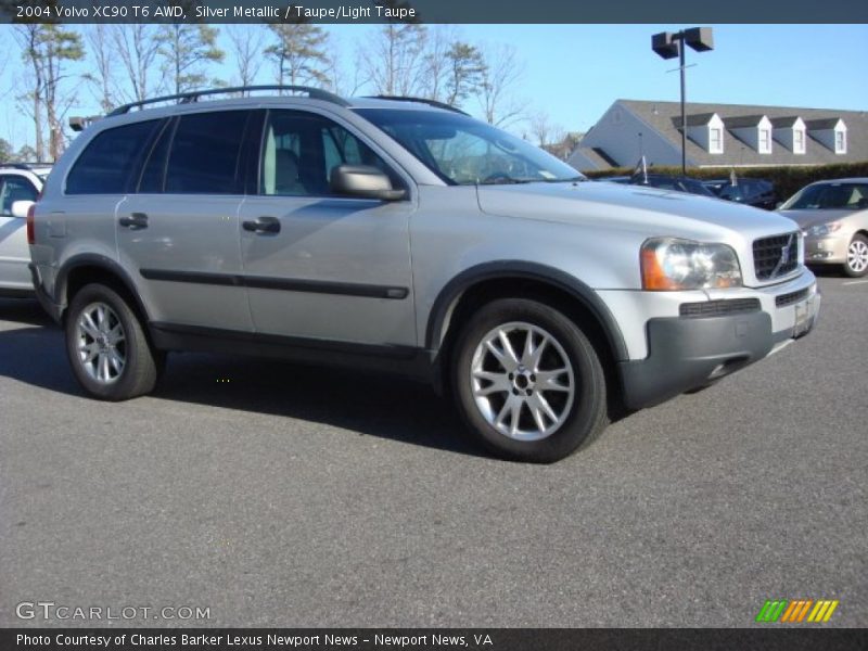 Silver Metallic / Taupe/Light Taupe 2004 Volvo XC90 T6 AWD