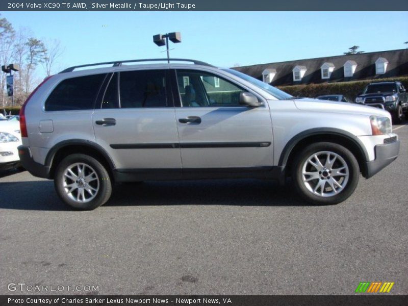 Silver Metallic / Taupe/Light Taupe 2004 Volvo XC90 T6 AWD