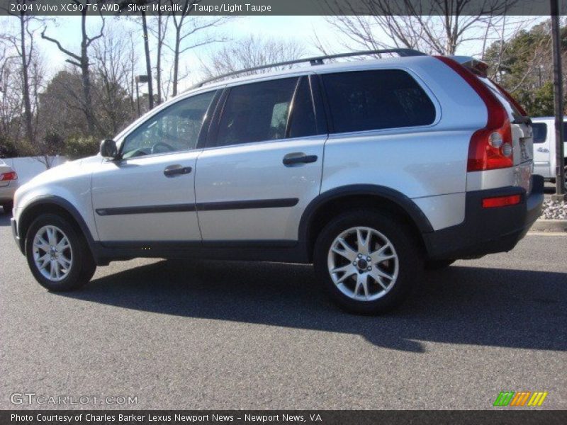 Silver Metallic / Taupe/Light Taupe 2004 Volvo XC90 T6 AWD