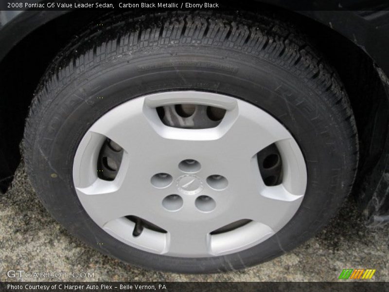 Carbon Black Metallic / Ebony Black 2008 Pontiac G6 Value Leader Sedan