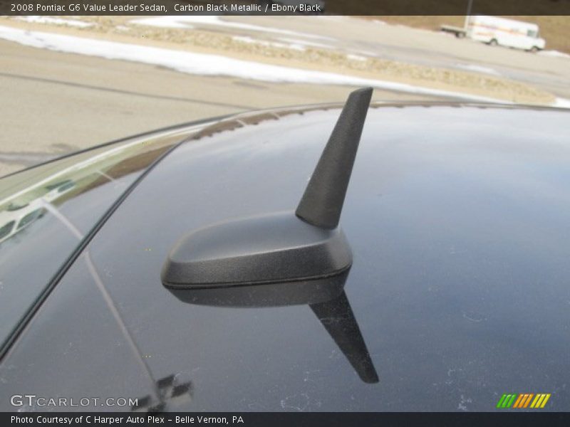 Carbon Black Metallic / Ebony Black 2008 Pontiac G6 Value Leader Sedan