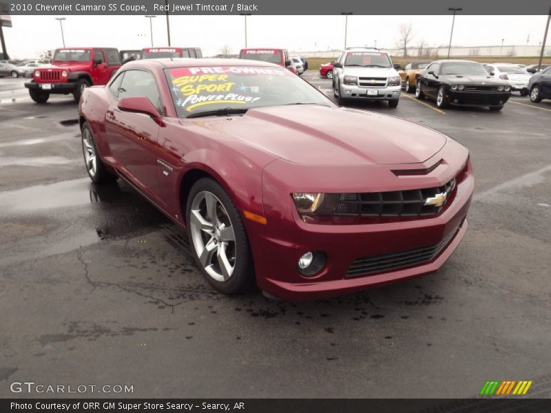 Red Jewel Tintcoat / Black 2010 Chevrolet Camaro SS Coupe