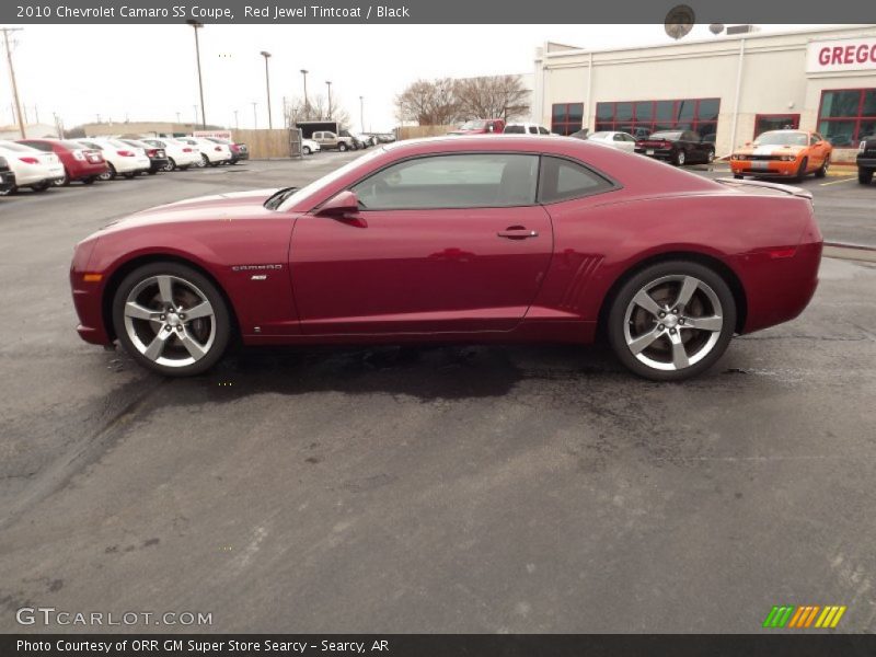 Red Jewel Tintcoat / Black 2010 Chevrolet Camaro SS Coupe