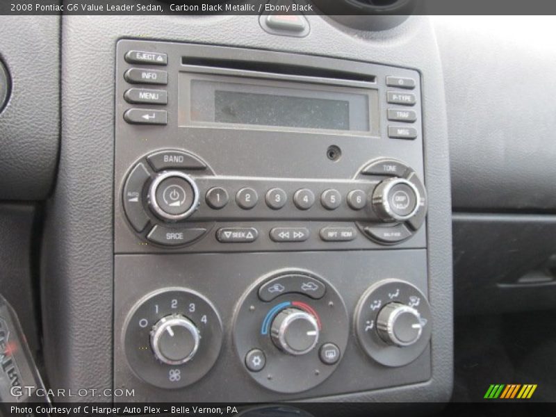 Carbon Black Metallic / Ebony Black 2008 Pontiac G6 Value Leader Sedan