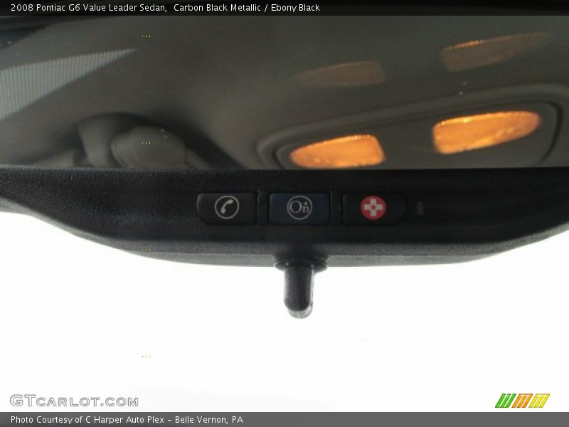 Carbon Black Metallic / Ebony Black 2008 Pontiac G6 Value Leader Sedan