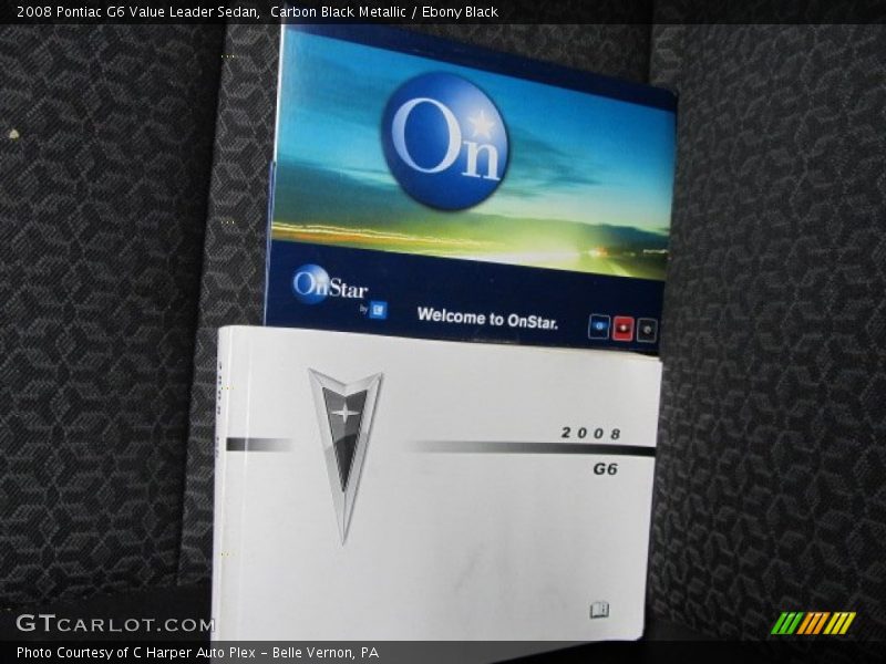 Carbon Black Metallic / Ebony Black 2008 Pontiac G6 Value Leader Sedan