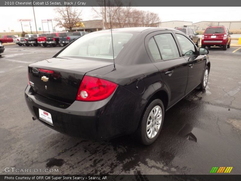 Black / Gray 2010 Chevrolet Cobalt LS Sedan
