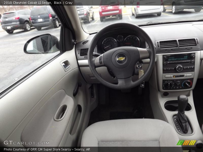 Black / Gray 2010 Chevrolet Cobalt LS Sedan