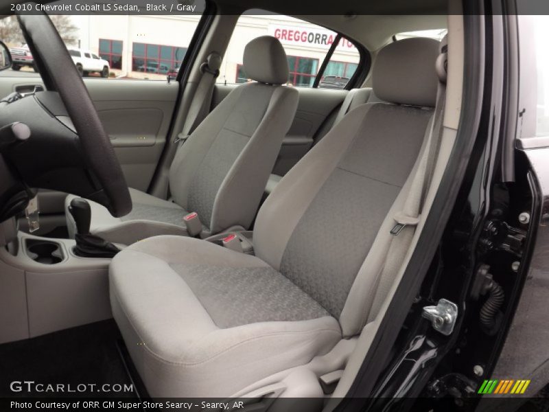 Black / Gray 2010 Chevrolet Cobalt LS Sedan