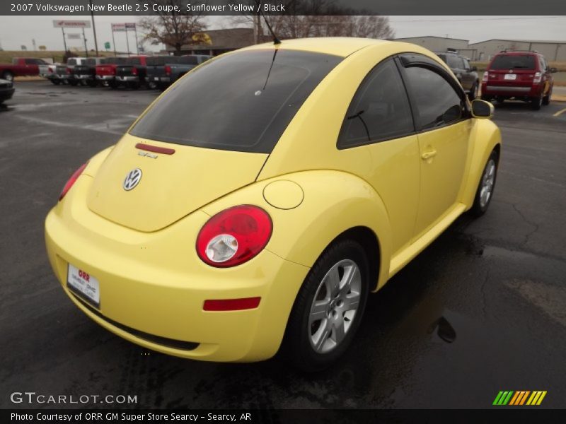 Sunflower Yellow / Black 2007 Volkswagen New Beetle 2.5 Coupe