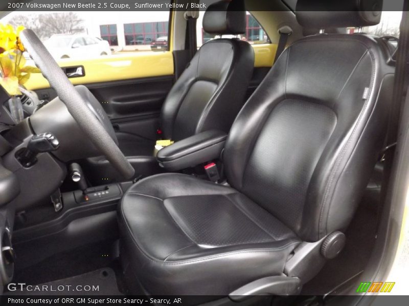 Sunflower Yellow / Black 2007 Volkswagen New Beetle 2.5 Coupe
