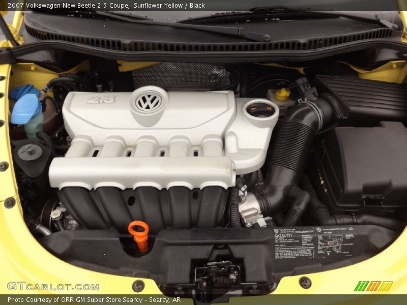 Sunflower Yellow / Black 2007 Volkswagen New Beetle 2.5 Coupe