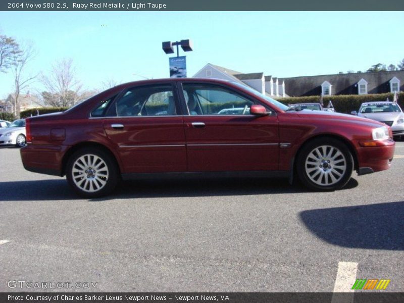 Ruby Red Metallic / Light Taupe 2004 Volvo S80 2.9