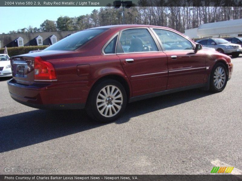 Ruby Red Metallic / Light Taupe 2004 Volvo S80 2.9