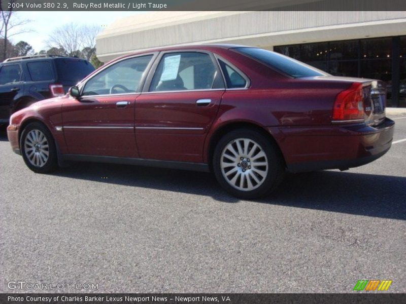 Ruby Red Metallic / Light Taupe 2004 Volvo S80 2.9