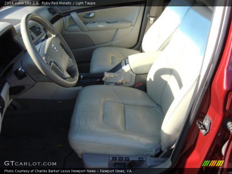 Ruby Red Metallic / Light Taupe 2004 Volvo S80 2.9