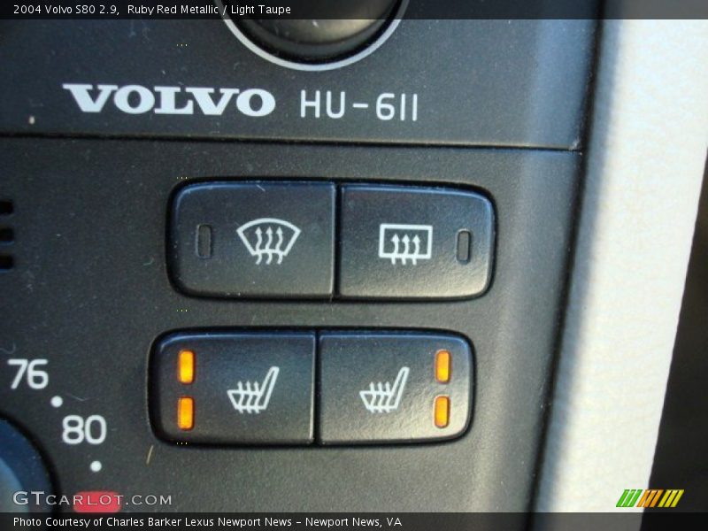 Ruby Red Metallic / Light Taupe 2004 Volvo S80 2.9