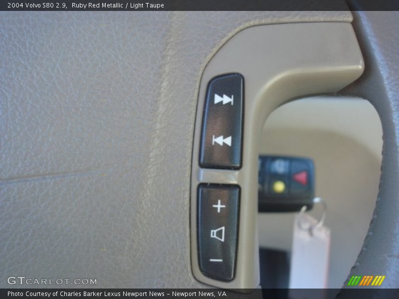 Ruby Red Metallic / Light Taupe 2004 Volvo S80 2.9