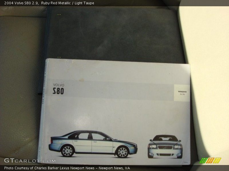 Ruby Red Metallic / Light Taupe 2004 Volvo S80 2.9