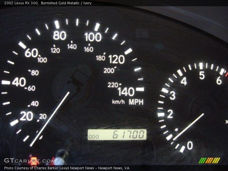Burnished Gold Metallic / Ivory 2002 Lexus RX 300