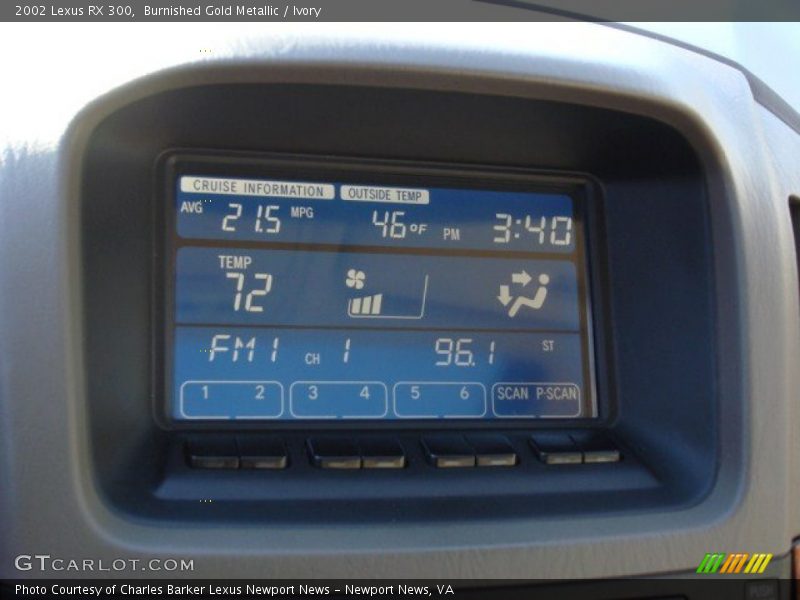 Burnished Gold Metallic / Ivory 2002 Lexus RX 300