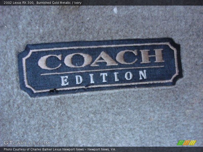 Burnished Gold Metallic / Ivory 2002 Lexus RX 300