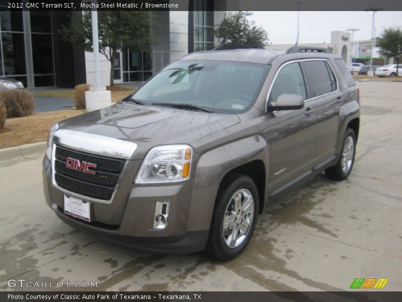 Mocha Steel Metallic / Brownstone 2012 GMC Terrain SLT