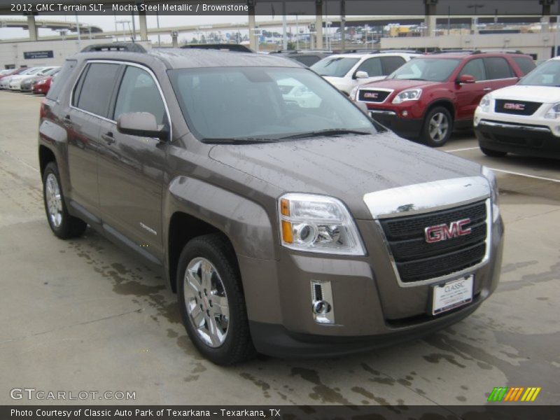 Mocha Steel Metallic / Brownstone 2012 GMC Terrain SLT