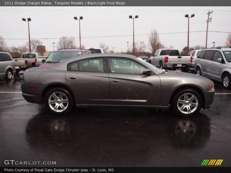 Tungsten Metallic / Black/Light Frost Beige 2011 Dodge Charger Rallye