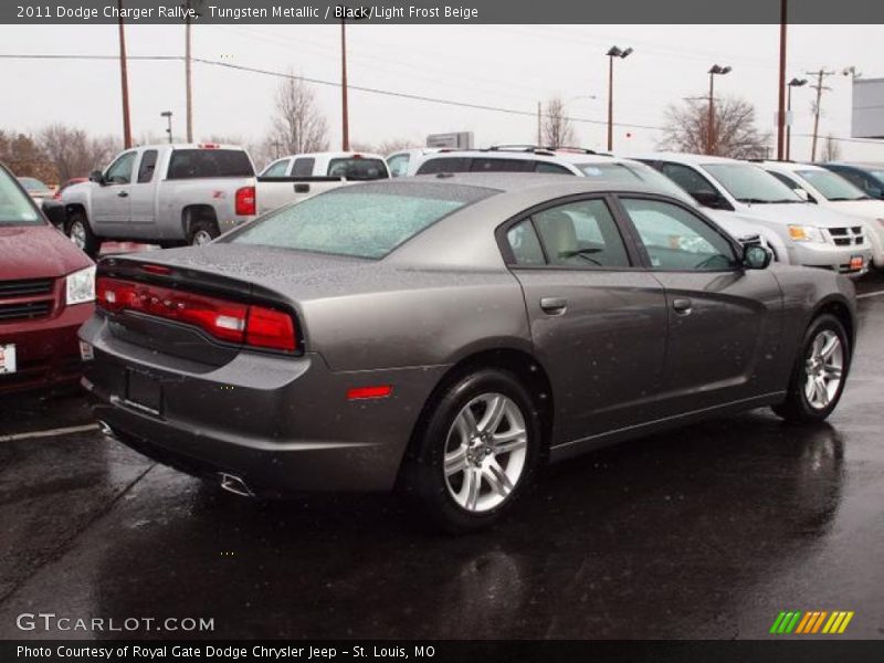 Tungsten Metallic / Black/Light Frost Beige 2011 Dodge Charger Rallye