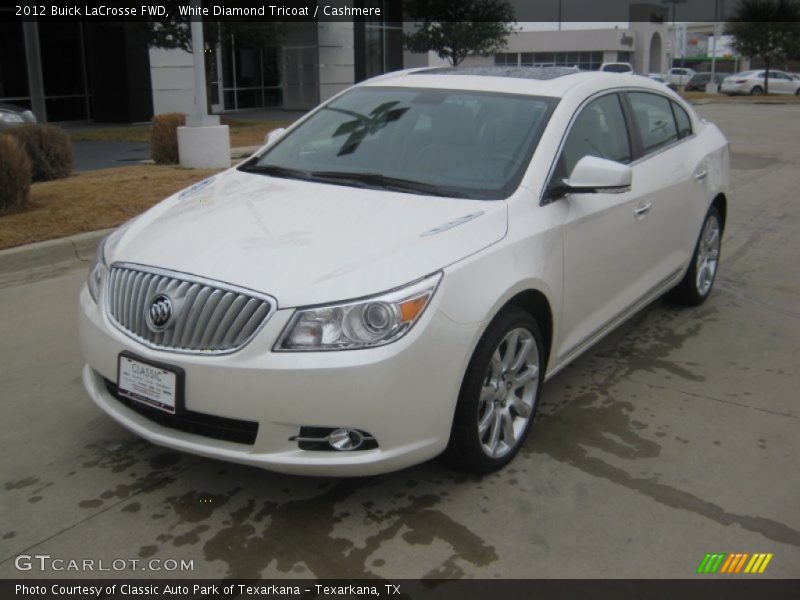White Diamond Tricoat / Cashmere 2012 Buick LaCrosse FWD