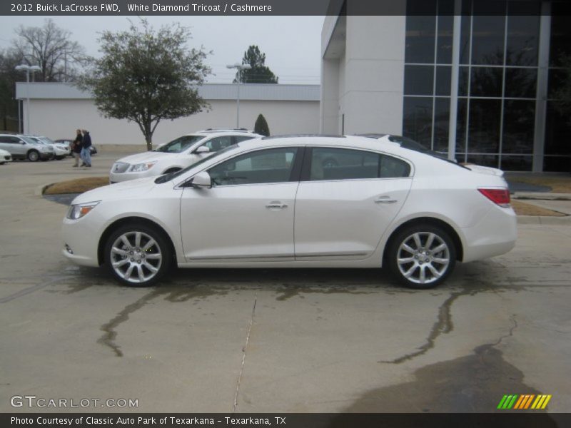 White Diamond Tricoat / Cashmere 2012 Buick LaCrosse FWD