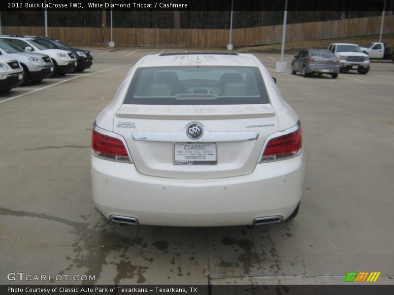 White Diamond Tricoat / Cashmere 2012 Buick LaCrosse FWD