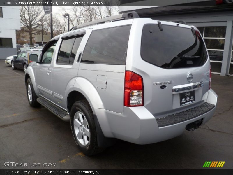 Silver Lightning / Graphite 2009 Nissan Pathfinder SE 4x4