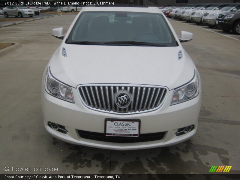 White Diamond Tricoat / Cashmere 2012 Buick LaCrosse FWD