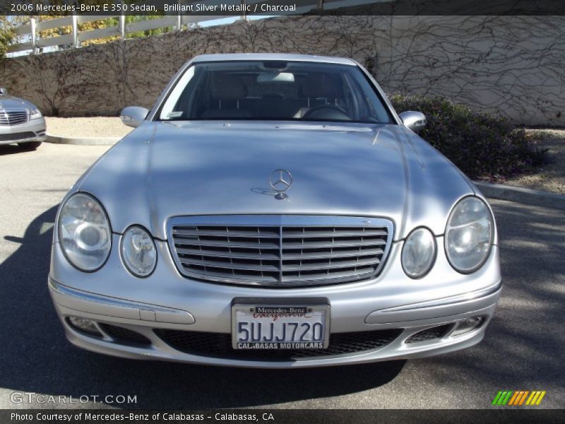 Brilliant Silver Metallic / Charcoal 2006 Mercedes-Benz E 350 Sedan