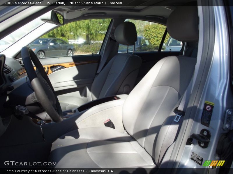 Brilliant Silver Metallic / Charcoal 2006 Mercedes-Benz E 350 Sedan