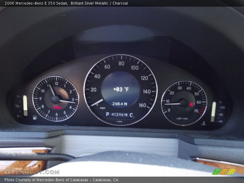 Brilliant Silver Metallic / Charcoal 2006 Mercedes-Benz E 350 Sedan
