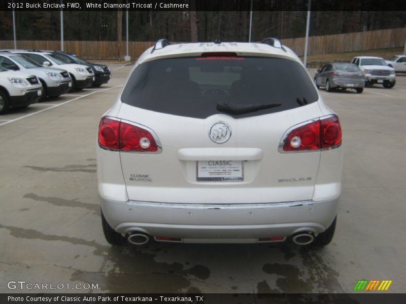 White Diamond Tricoat / Cashmere 2012 Buick Enclave FWD