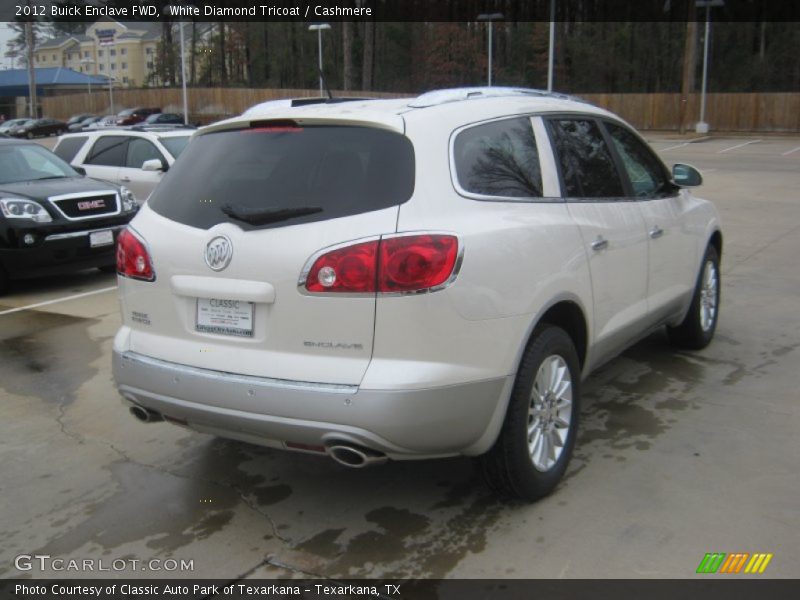 White Diamond Tricoat / Cashmere 2012 Buick Enclave FWD